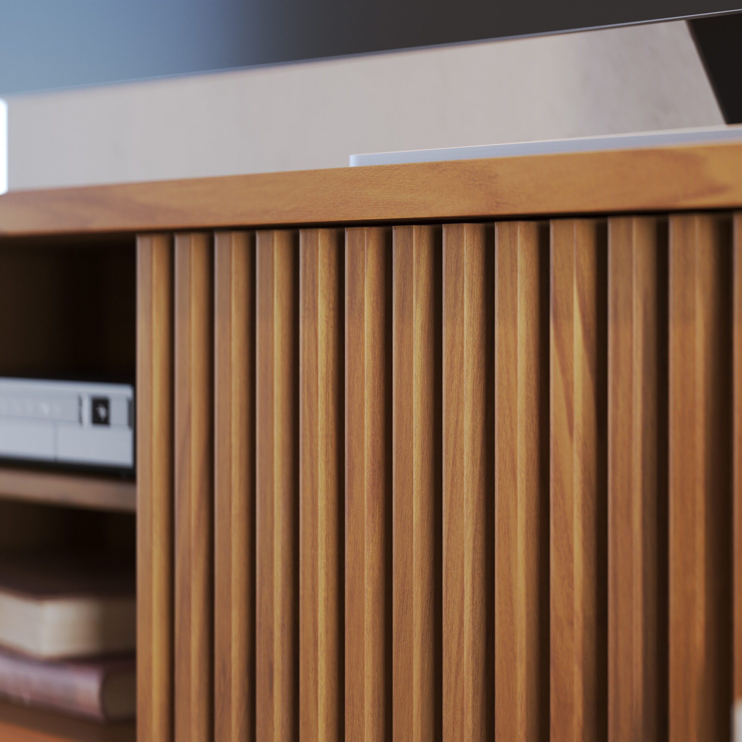 RACK VENEZA 2.00 FREIJÓ/OFFWHITE – El mundo del mueble